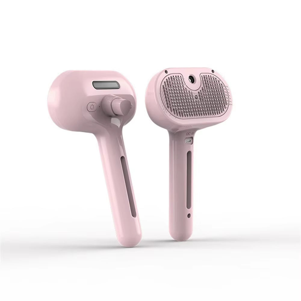 Remove Floating Pet Hair Upgraded Pet Spray Hair Comb Anti-Static Rechargeable Pet Hair Removal Comb Styling Brush for Dogs Cats