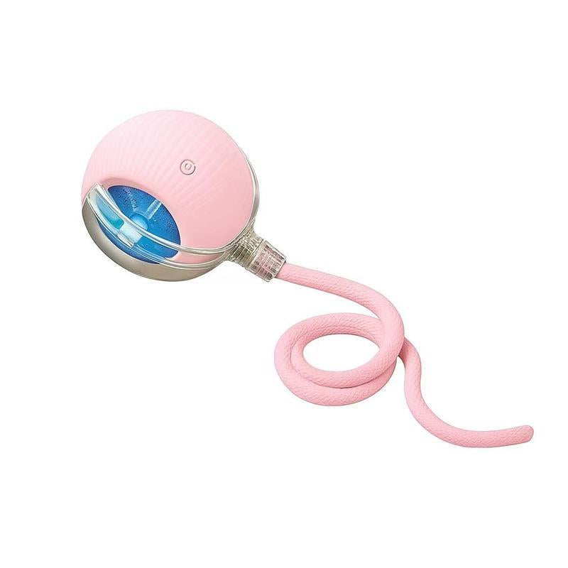 Electric Dog & Cat Accessorieselectric Cat Ball Toy with Rope, Interactivecat Teaser Toy, Automatic Rolling Ball Toy,Pet Supplies