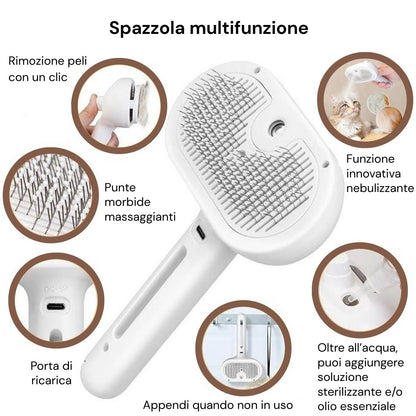 PeloSense™ - L’unica spazzola con vapore: accendi un nuovo livello di toelettatura