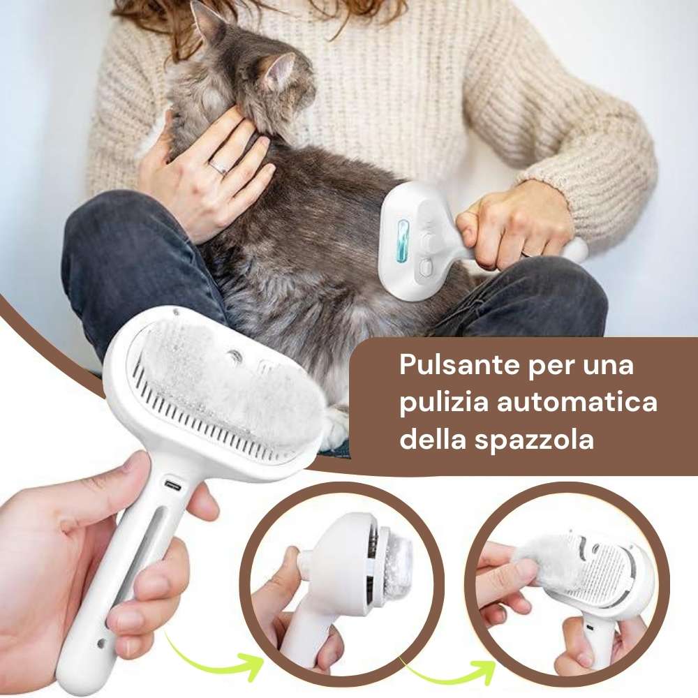 PeloSense™ - L’unica spazzola con vapore: accendi un nuovo livello di toelettatura